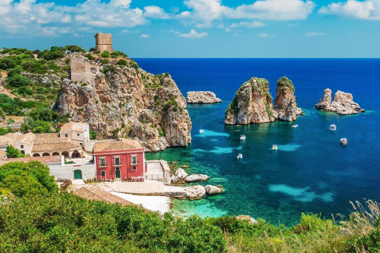 Villa Fiorenza - 100 Mt Dal Mare Castellammare del Golfo Bagian luar foto